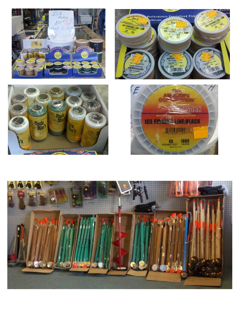 Ice Fishing Gear and Information, Jerry's Bait & Tackle, Fishing, Archery, Indoor RangeJerry's Bait & Tackle, Fishing, Archery